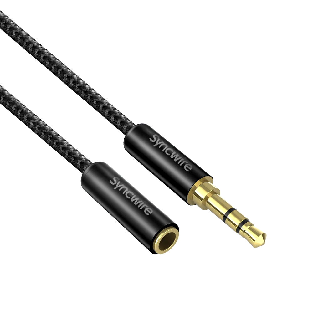Cable de extensión para auriculares (3,5mm macho a hembra)