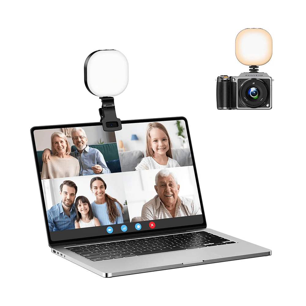 Luz video de la cámara de la luz del LED, mini luz de Selfie para el ordenador portátil, la tableta y los ordenadores